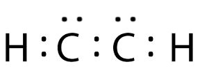 lewis dot structure c2h2